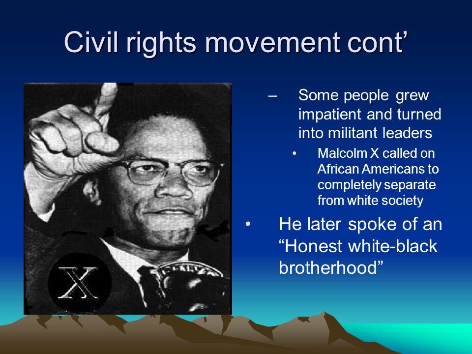 An examination of malcolm xs role in the civil rights movement
